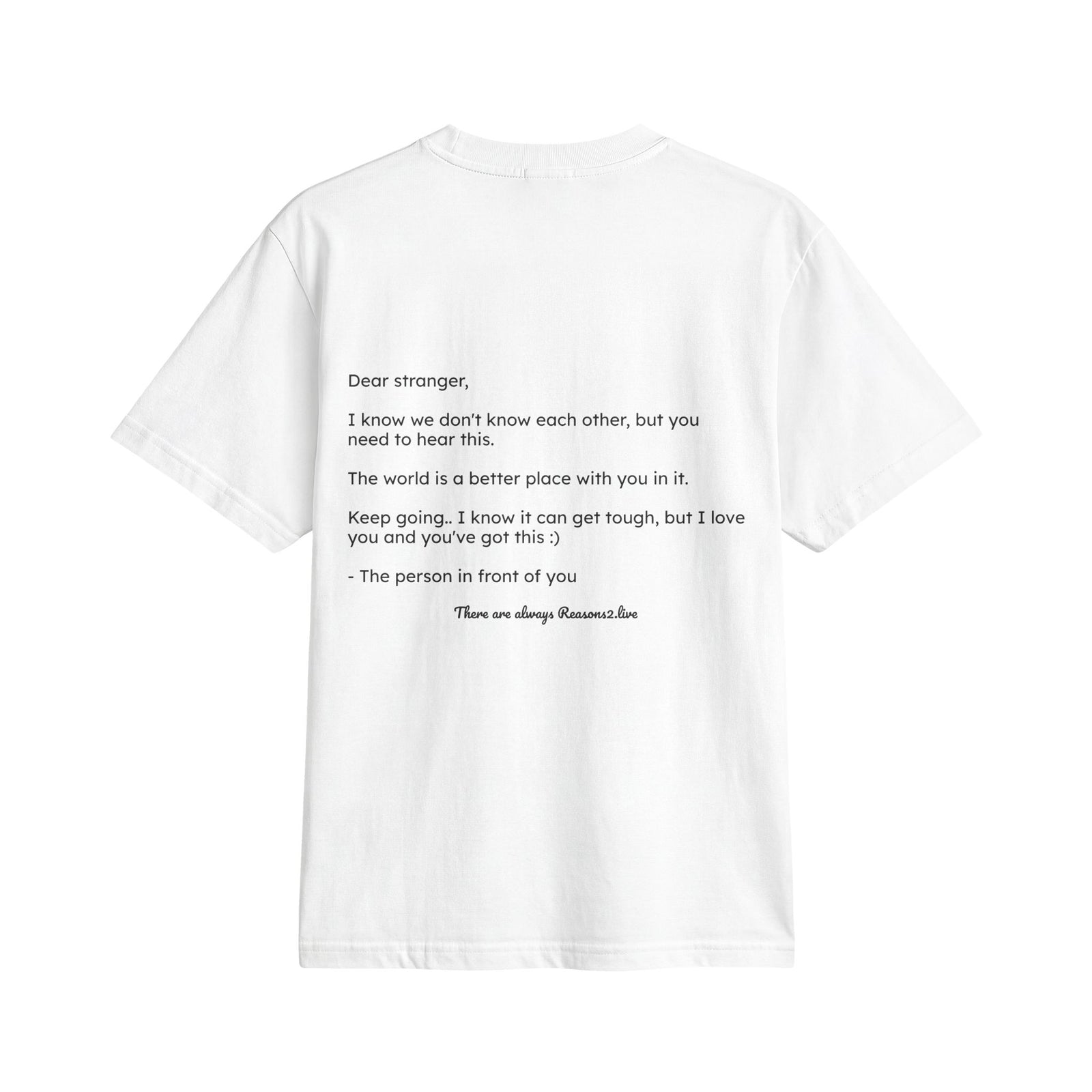 Stranger Letter #1 — Reasons2Live Tee | Limited Drop