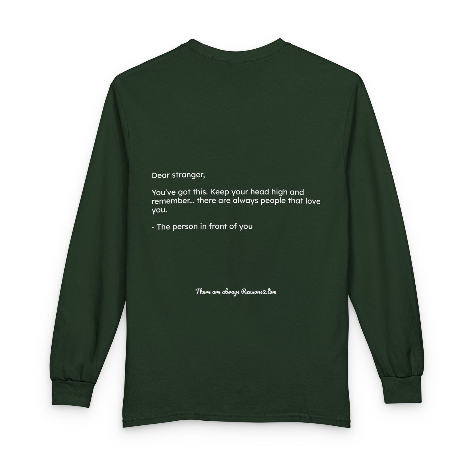 Stranger Letter #2 — Reasons2Live Long Sleeve Tee | Limited Drop