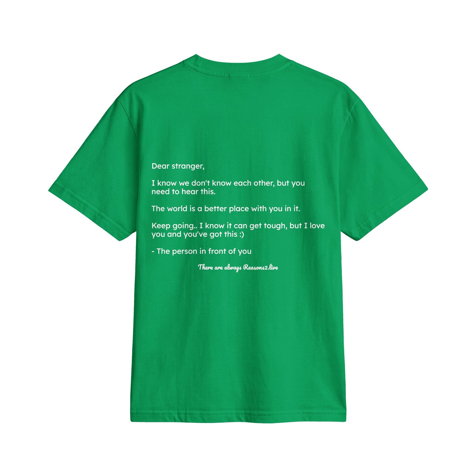 Stranger Letter #1 — Reasons2Live Tee | Limited Drop
