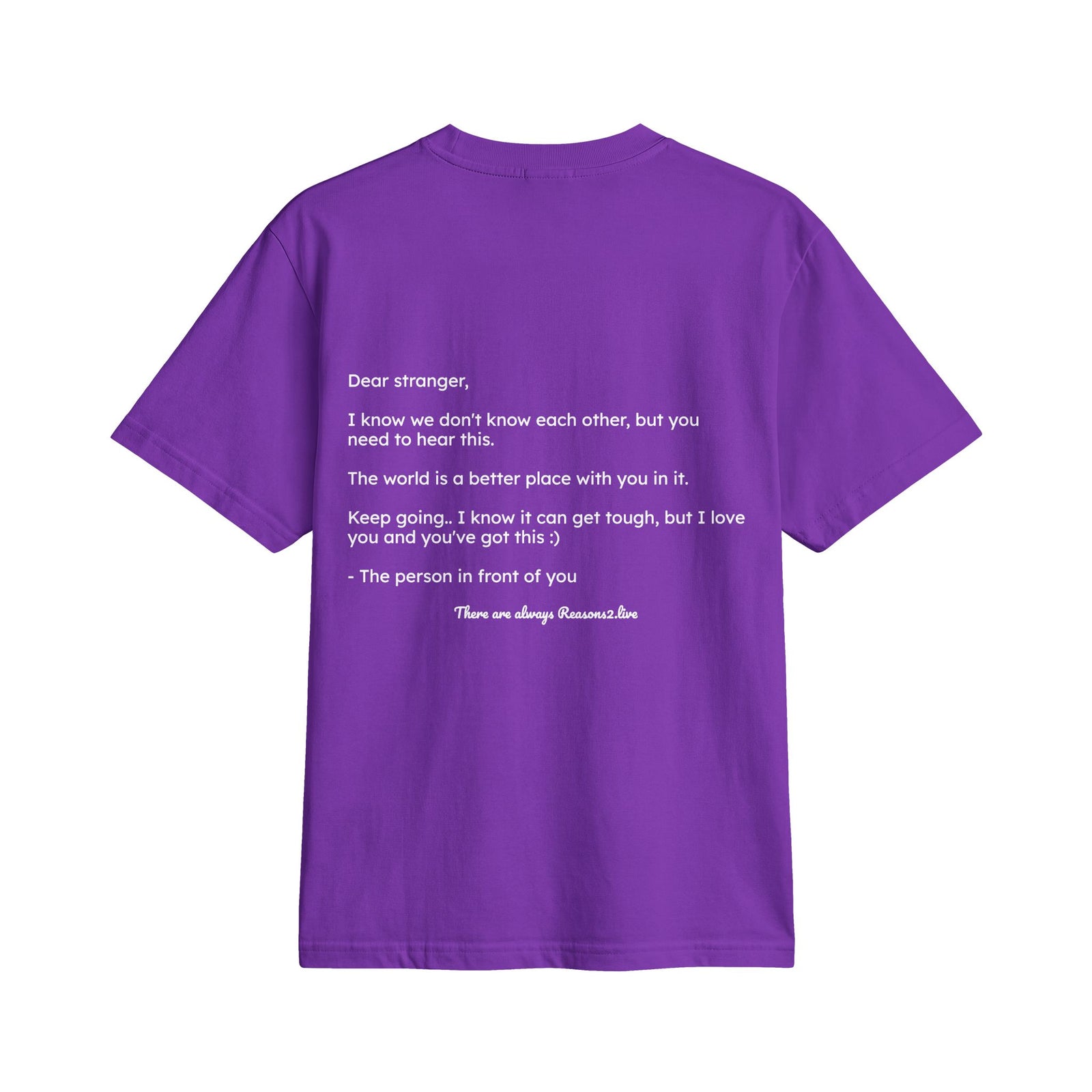 Stranger Letter #1 — Reasons2Live Tee | Limited Drop