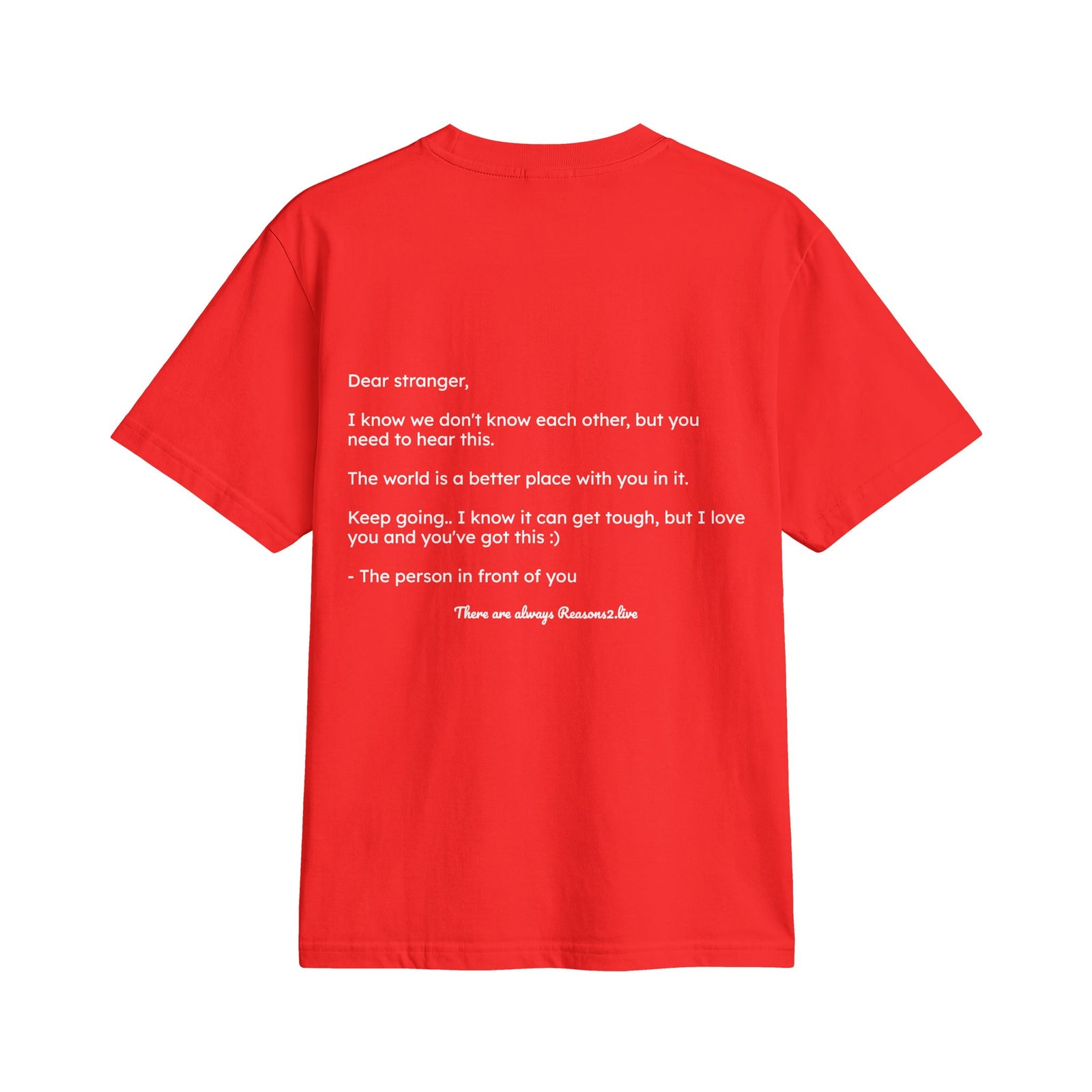 Stranger Letter #1 — Reasons2Live Tee | Limited Drop