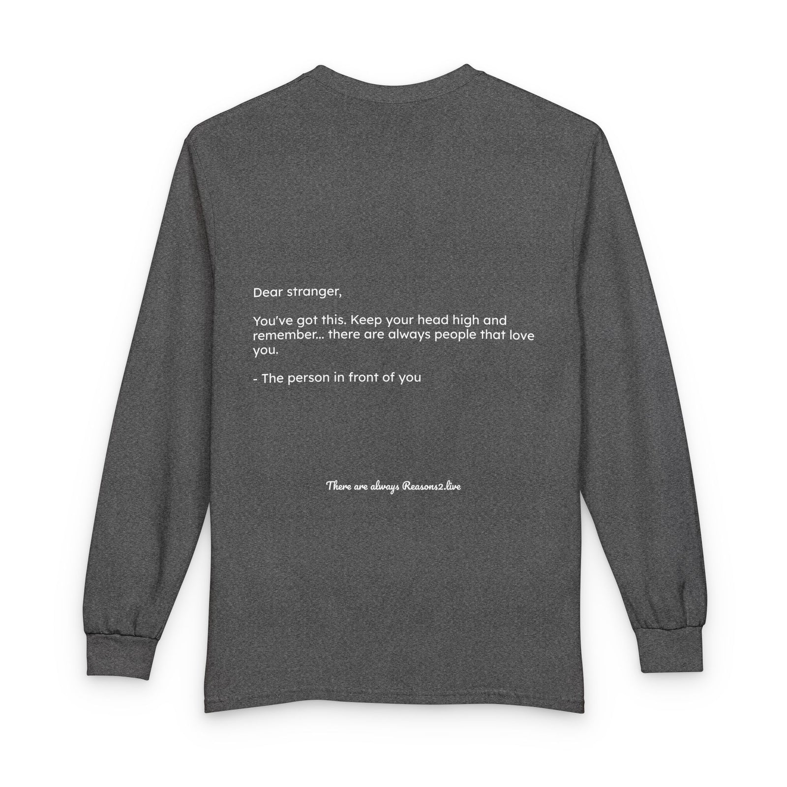 Stranger Letter #2 — Reasons2Live Long Sleeve Tee | Limited Drop