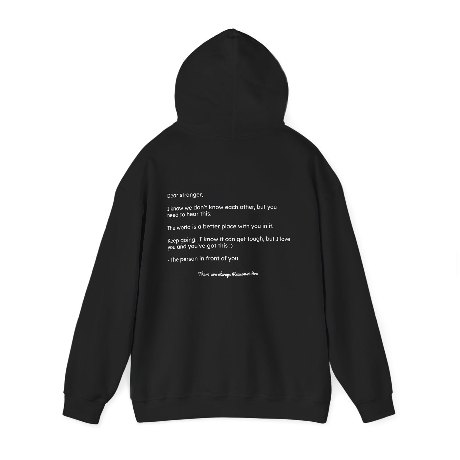 Stranger Letter #1 — Reasons2Live Hoodie | Limited Drop