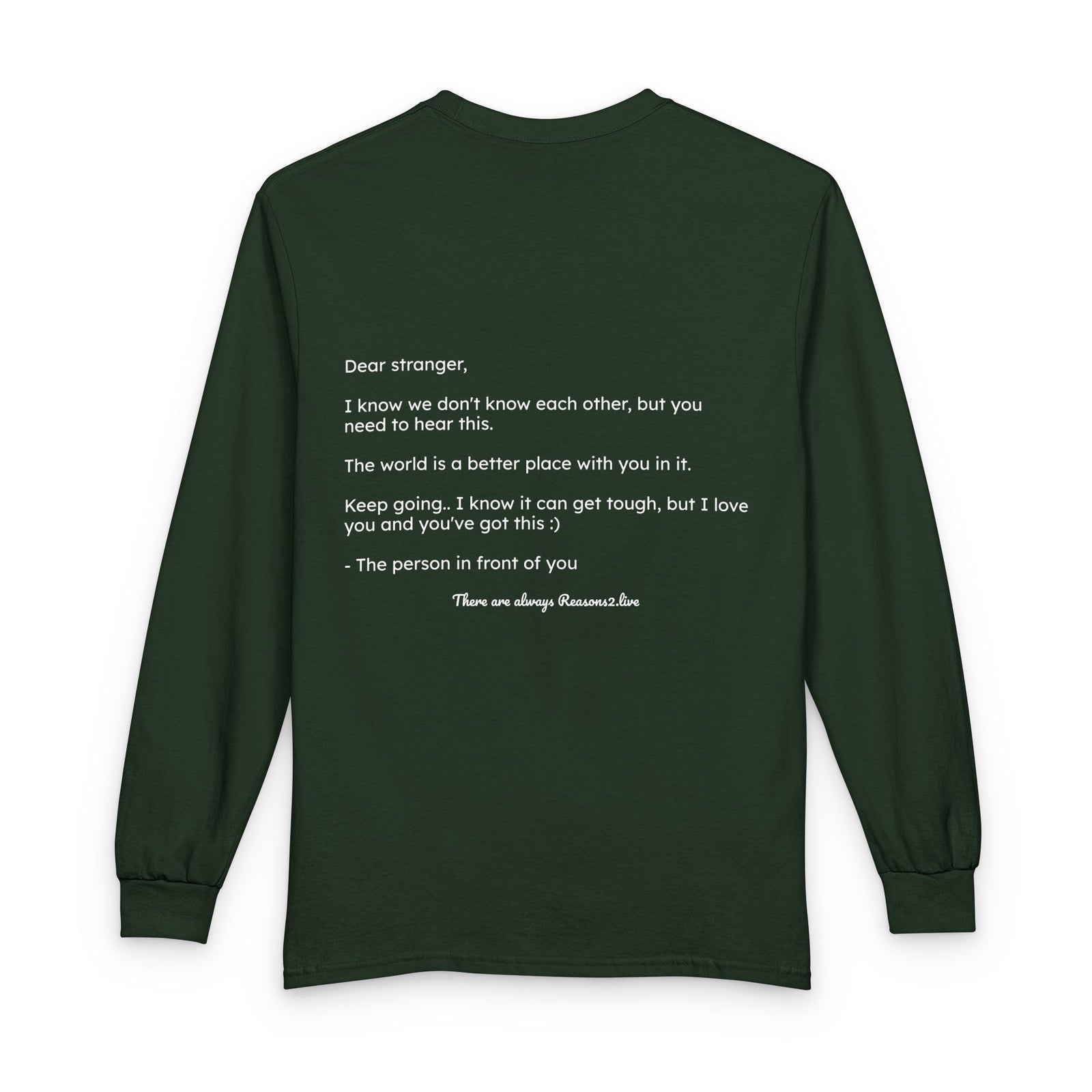Stranger Letter #1 — Reasons2Live Long Sleeve Tee | Limited Drop