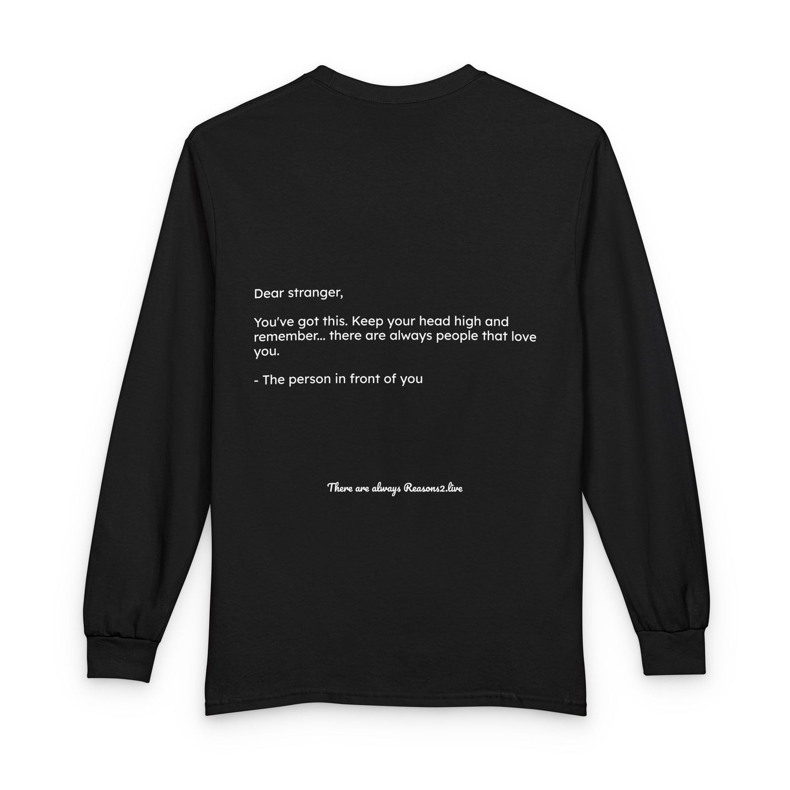 Stranger Letter #2 — Reasons2Live Long Sleeve Tee | Limited Drop