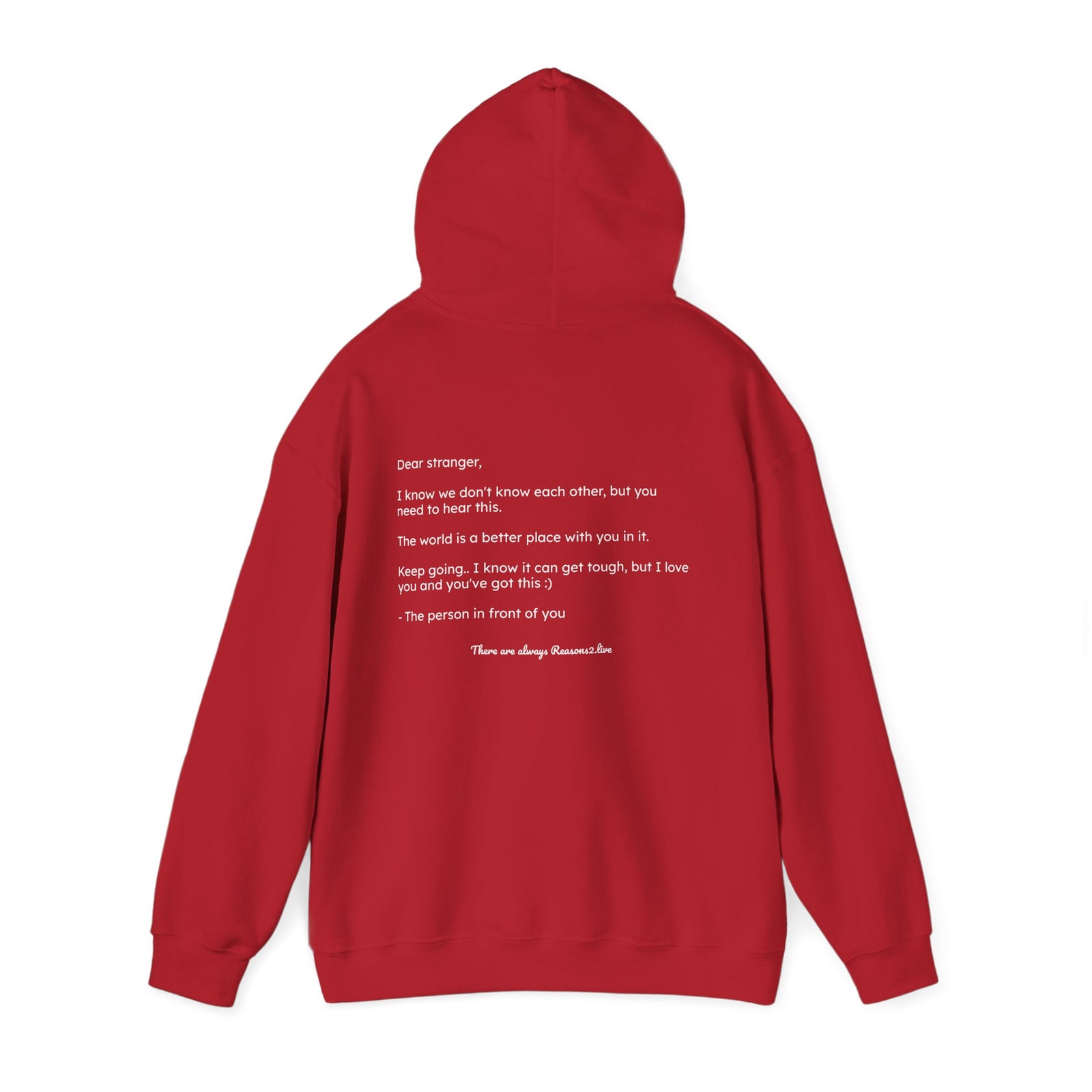 Stranger Letter #1 — Reasons2Live Hoodie | Limited Drop