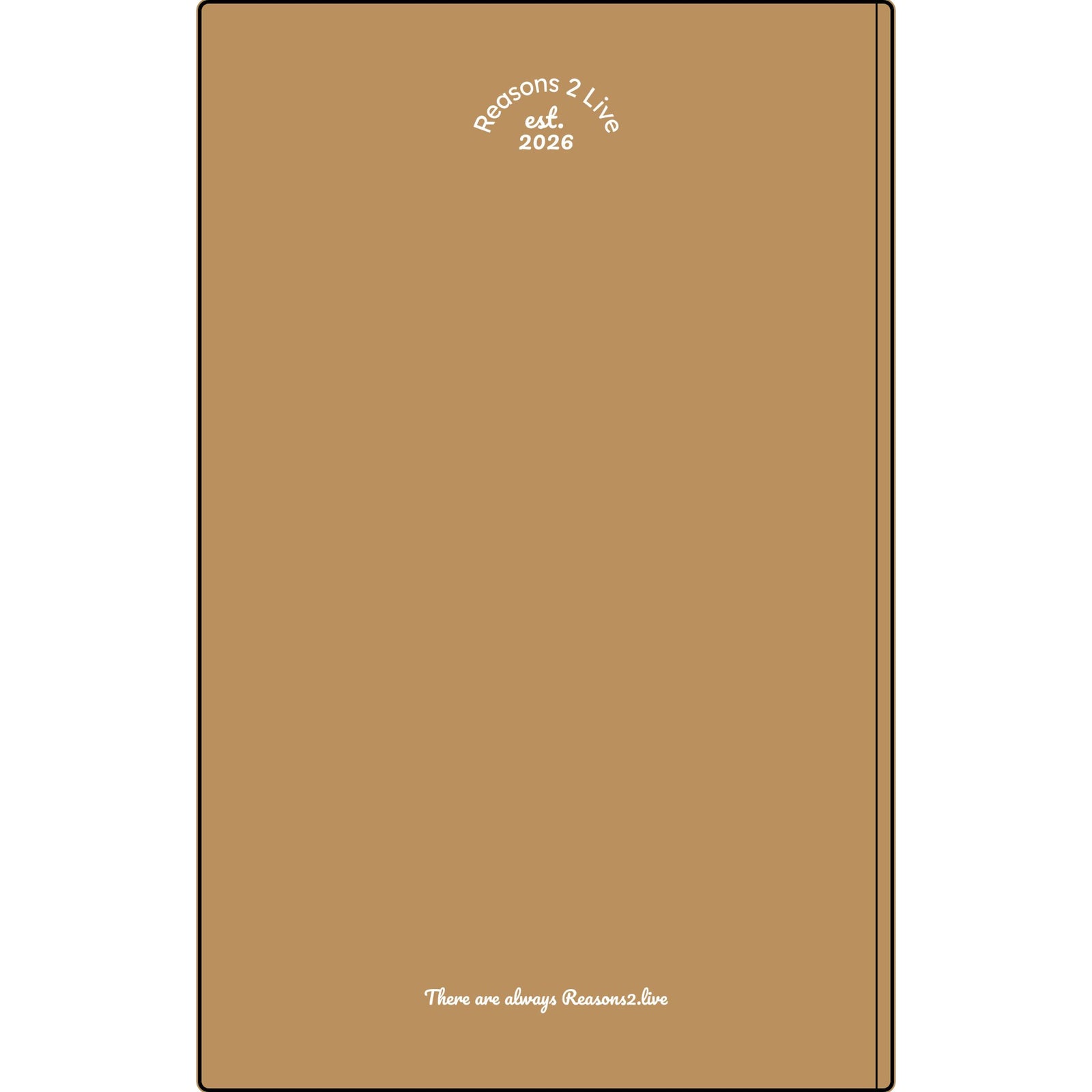 Stranger Letter #1 — Reasons2Live Quote Journal | Limited Monthly Drop