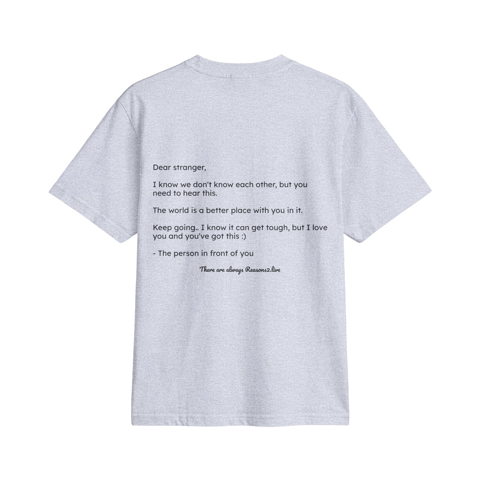 Stranger Letter #1 — Reasons2Live Tee | Limited Drop