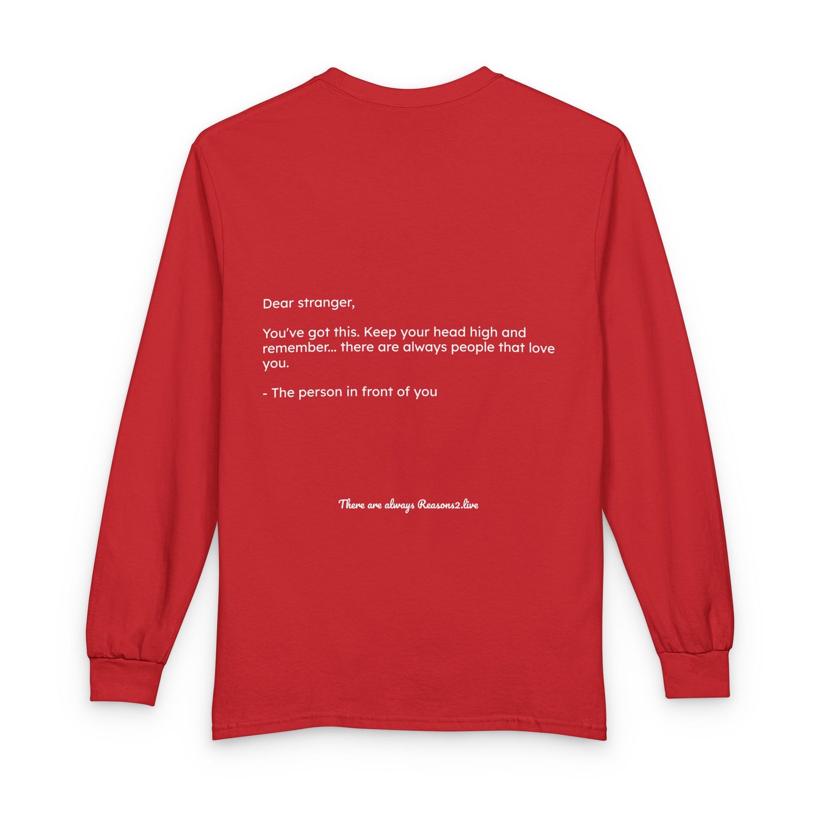 Stranger Letter #2 — Reasons2Live Long Sleeve Tee | Limited Drop