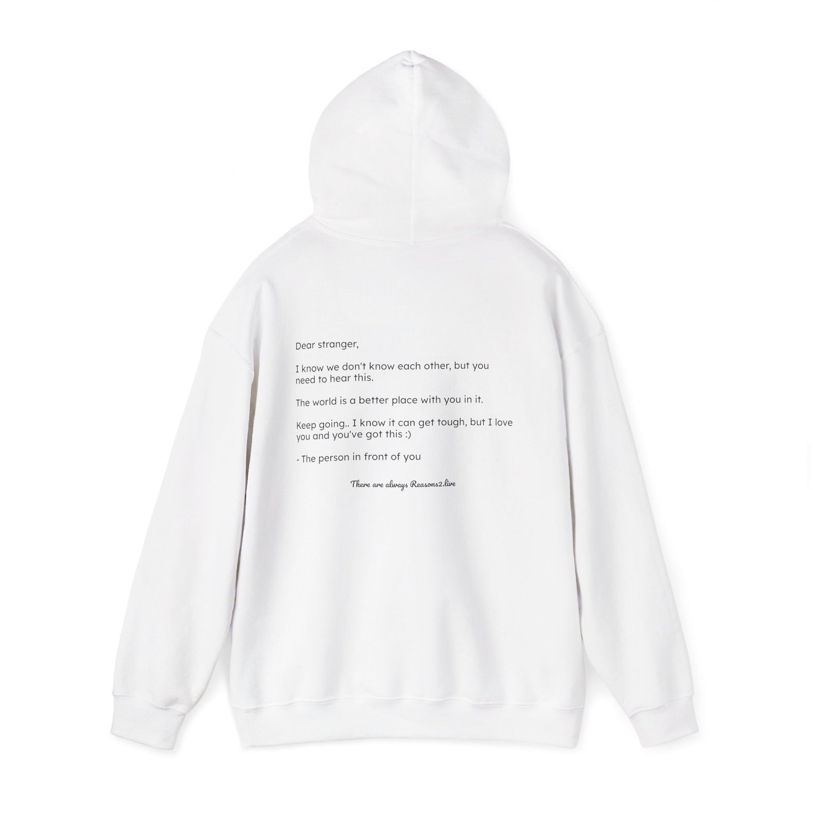Stranger Letter #1 — Reasons2Live Hoodie | Limited Drop