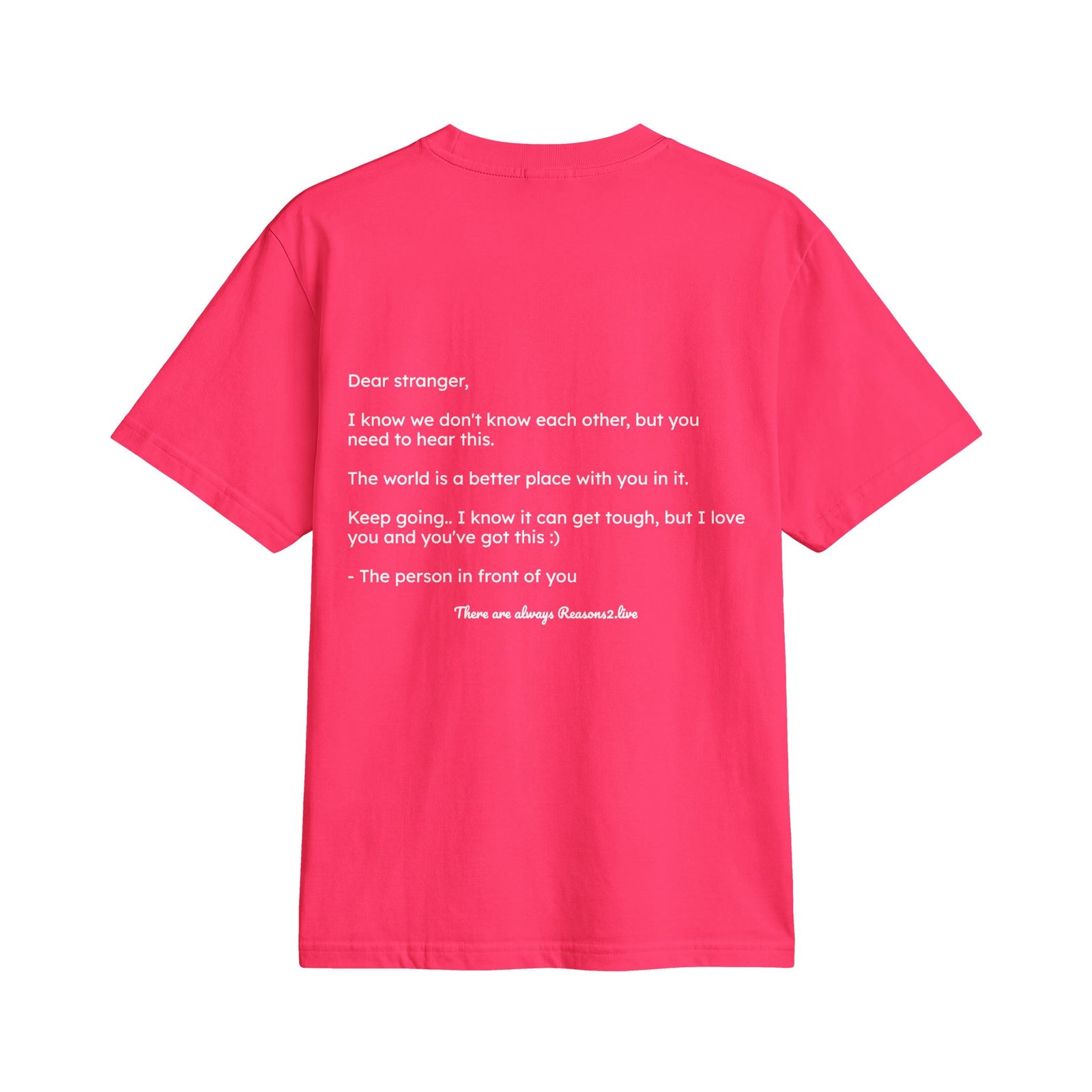 Stranger Letter #1 — Reasons2Live Tee | Limited Drop