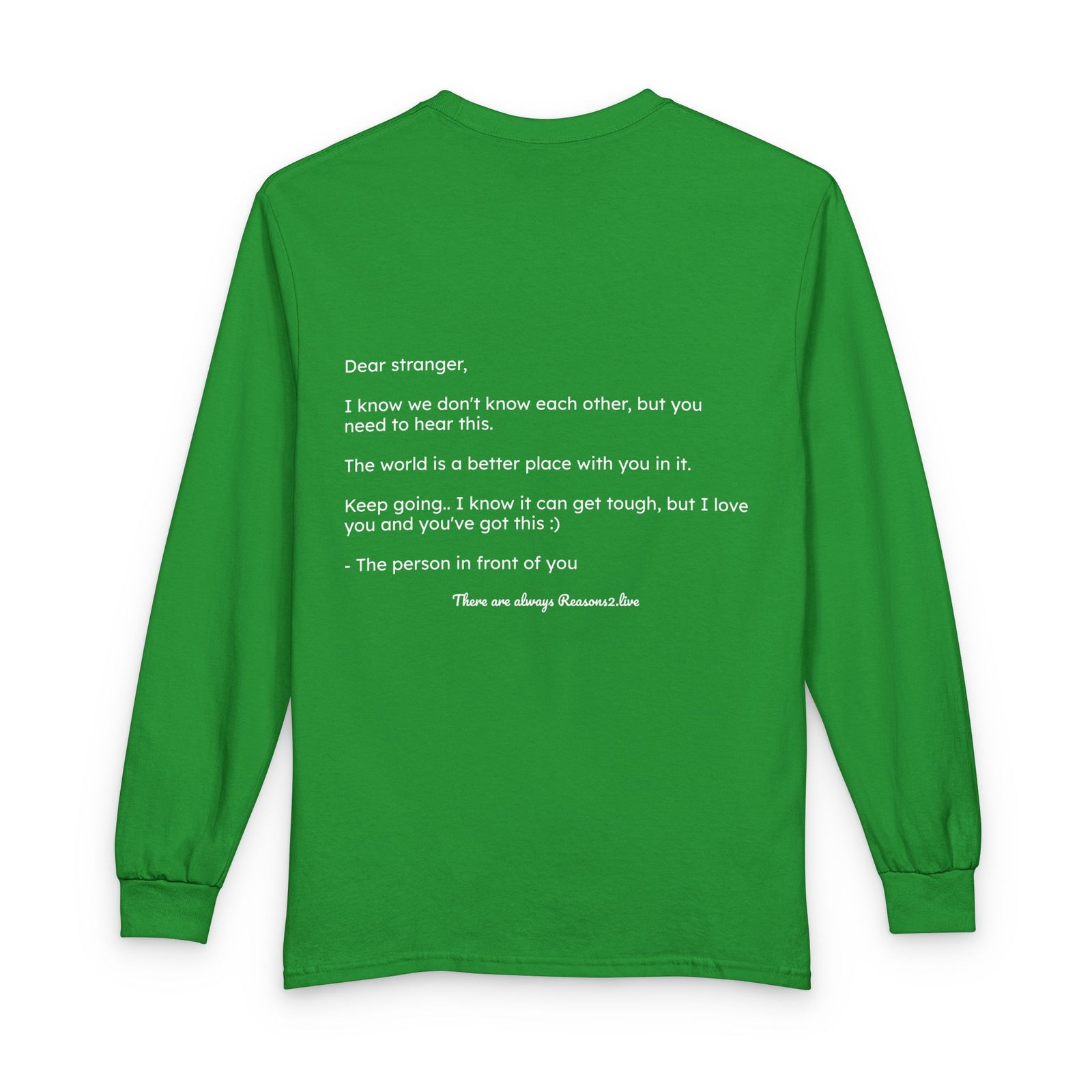 Stranger Letter #1 — Reasons2Live Long Sleeve Tee | Limited Drop