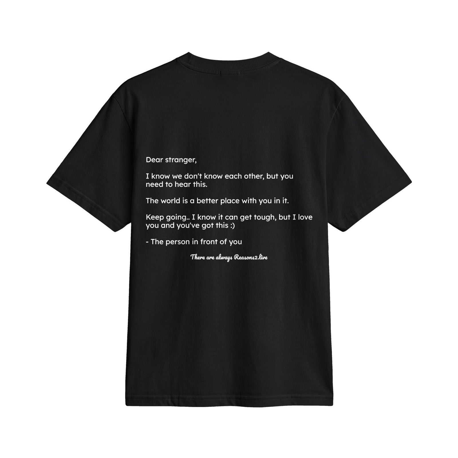 Stranger Letter #1 — Reasons2Live Tee | Limited Drop