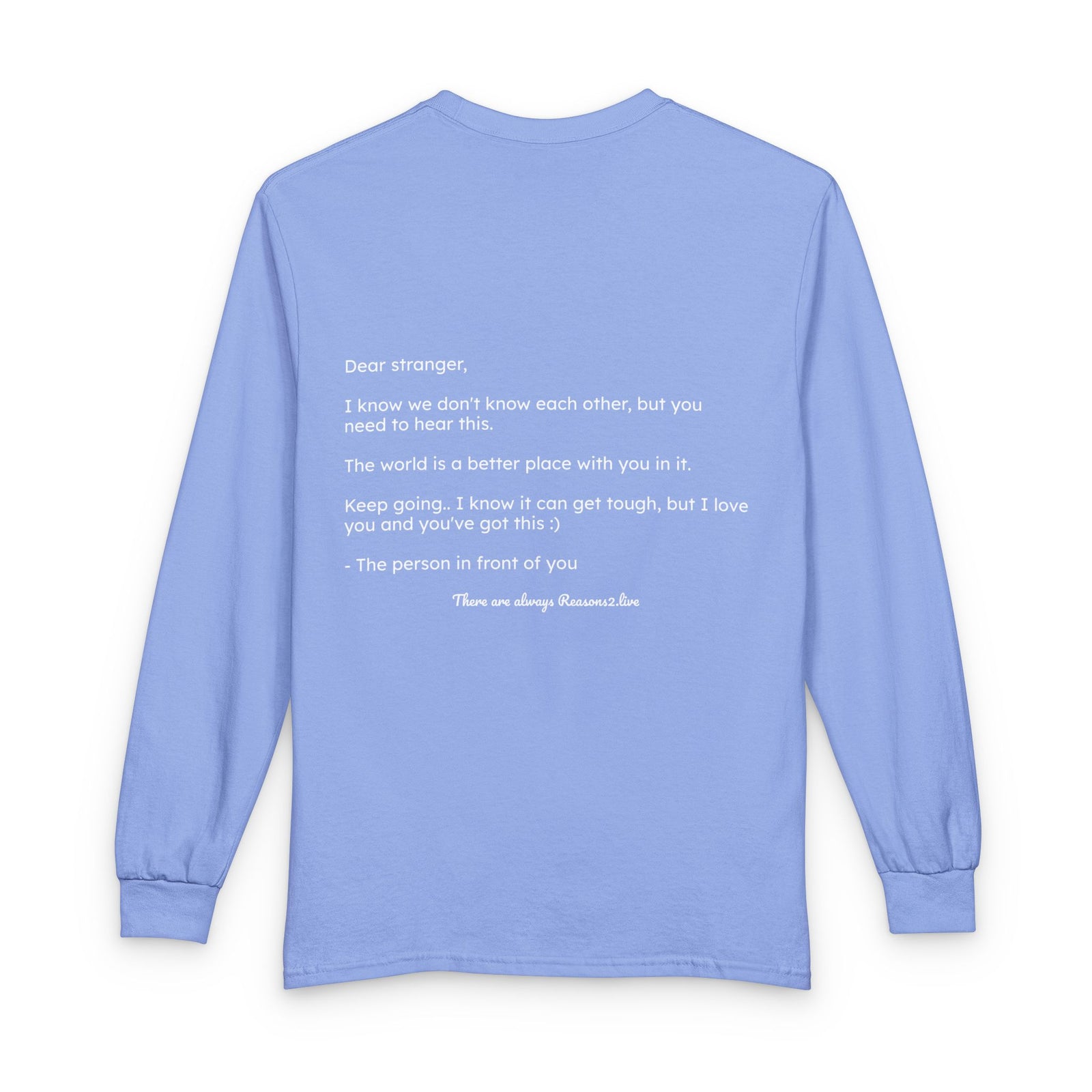 Stranger Letter #1 — Reasons2Live Long Sleeve Tee | Limited Drop