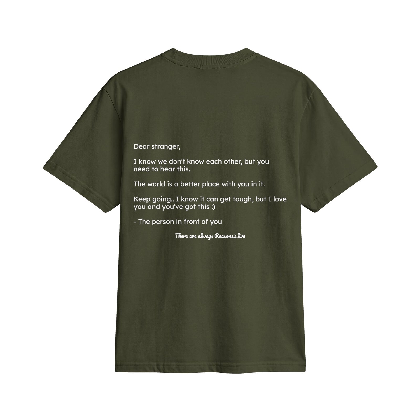 Stranger Letter #1 — Reasons2Live Tee | Limited Drop