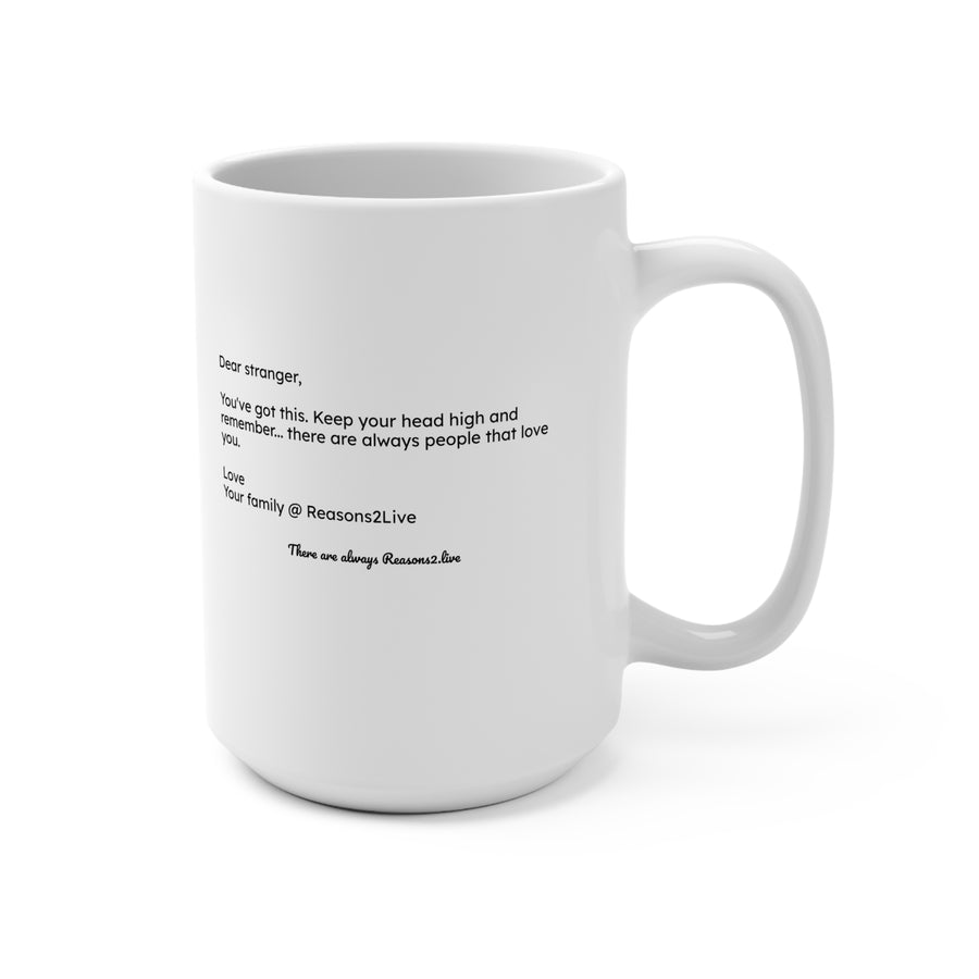 Stranger Letter #2 — Reasons2Live Coffee Mug | Limited Monthly Drop