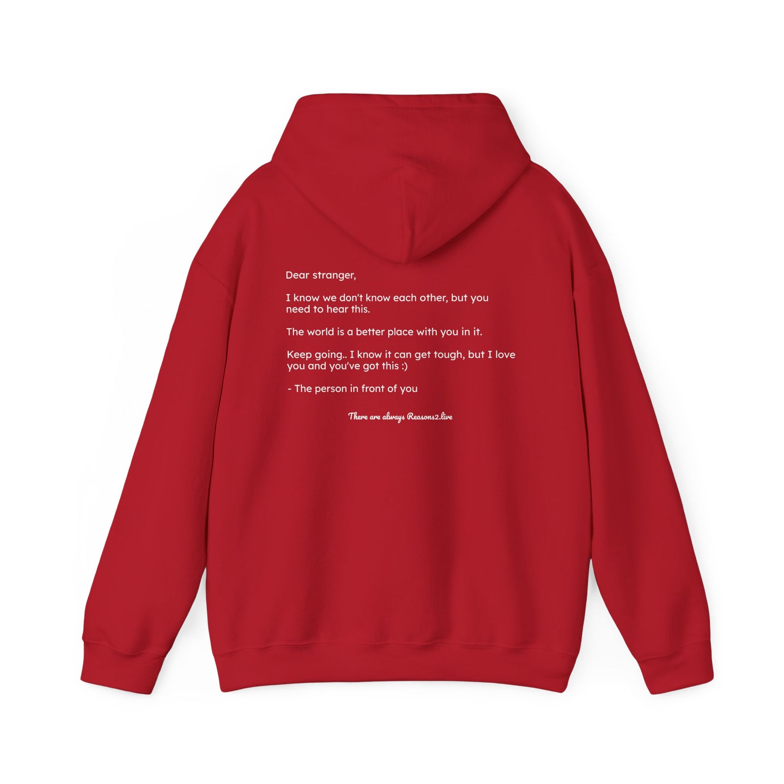 Stranger Letter #1 — Reasons2Live Hoodie | Limited Drop