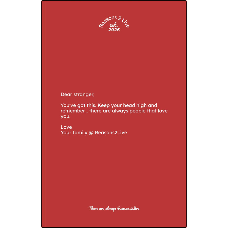 Stranger Letter #1 — Reasons2Live Quote Journal | Limited Monthly Drop