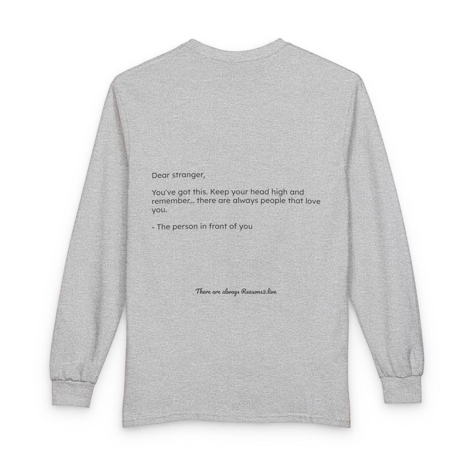 Stranger Letter #2 — Reasons2Live Long Sleeve Tee | Limited Drop
