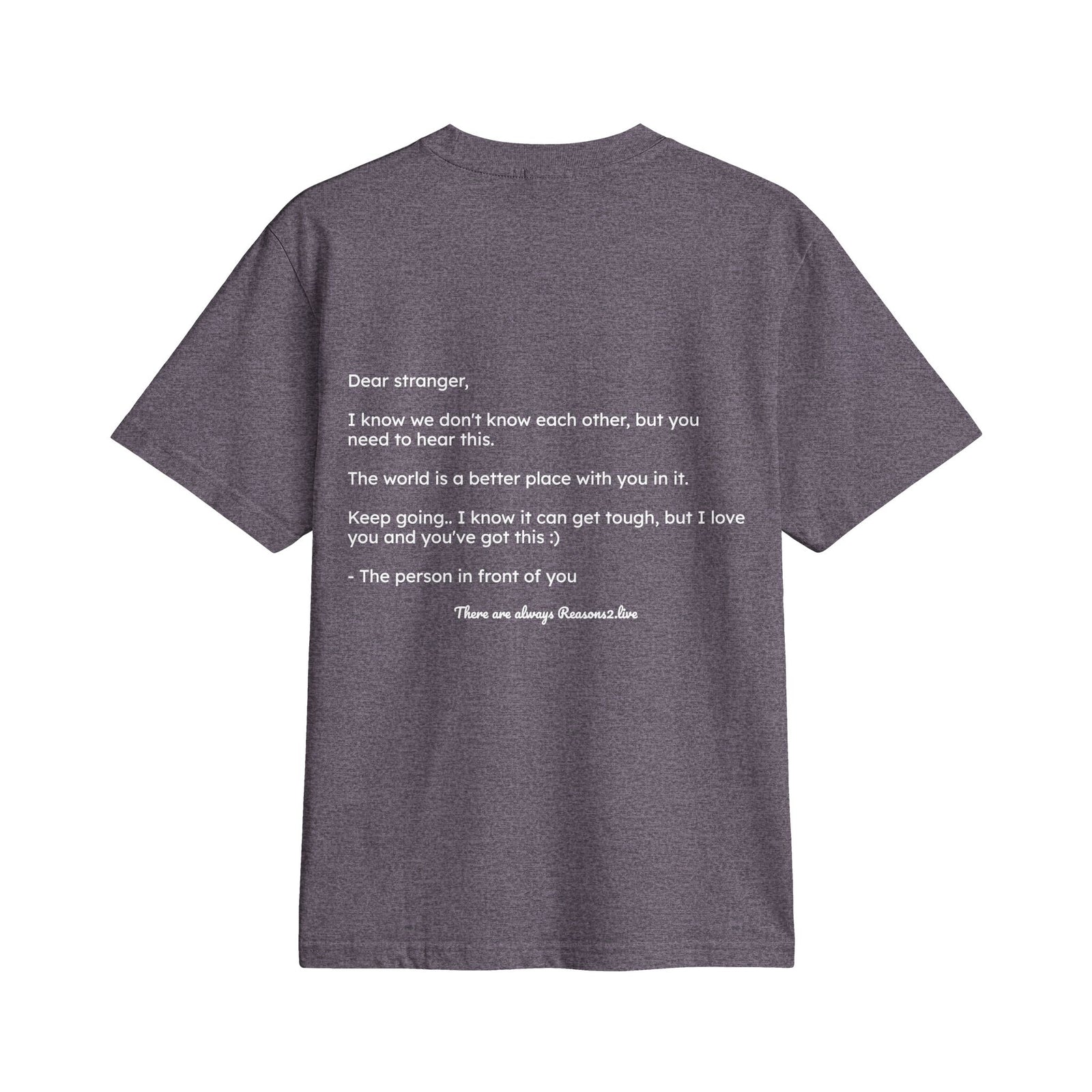 Stranger Letter #1 — Reasons2Live Tee | Limited Drop
