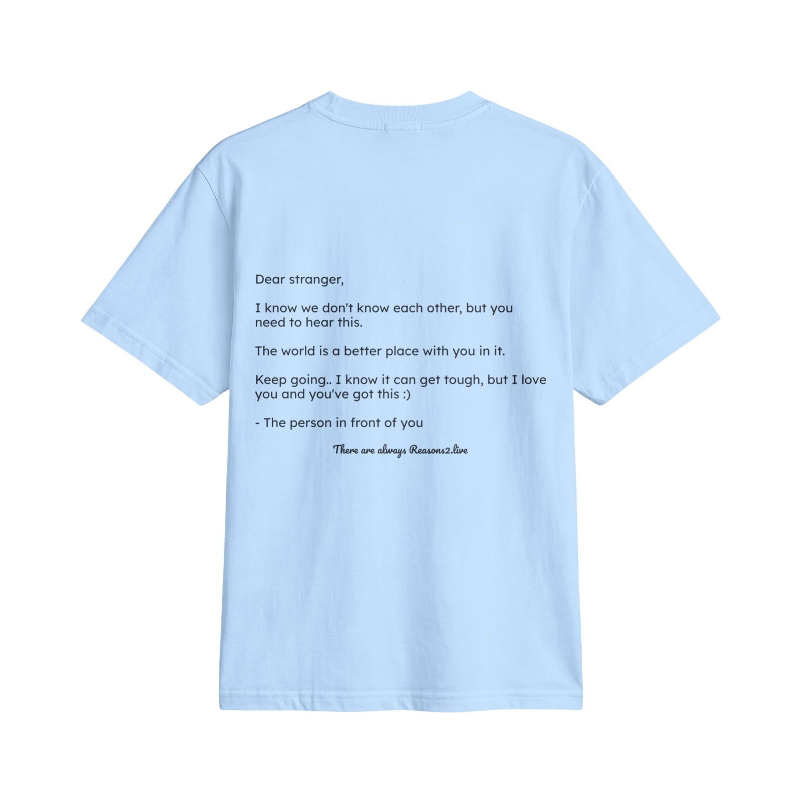 Stranger Letter #1 — Reasons2Live Tee | Limited Drop