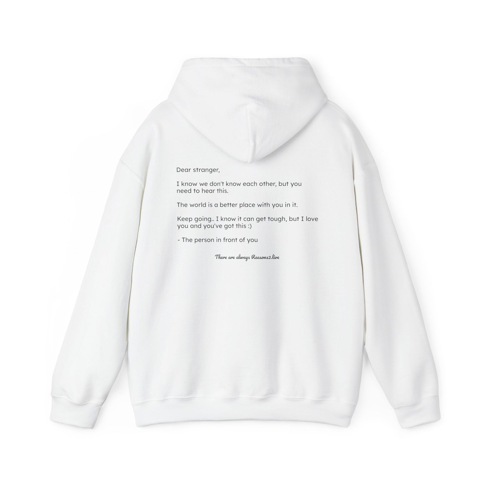 Stranger Letter #1 — Reasons2Live Hoodie | Limited Drop
