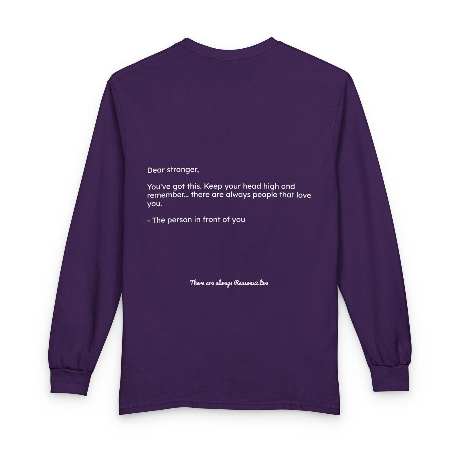 Stranger Letter #2 — Reasons2Live Long Sleeve Tee | Limited Drop