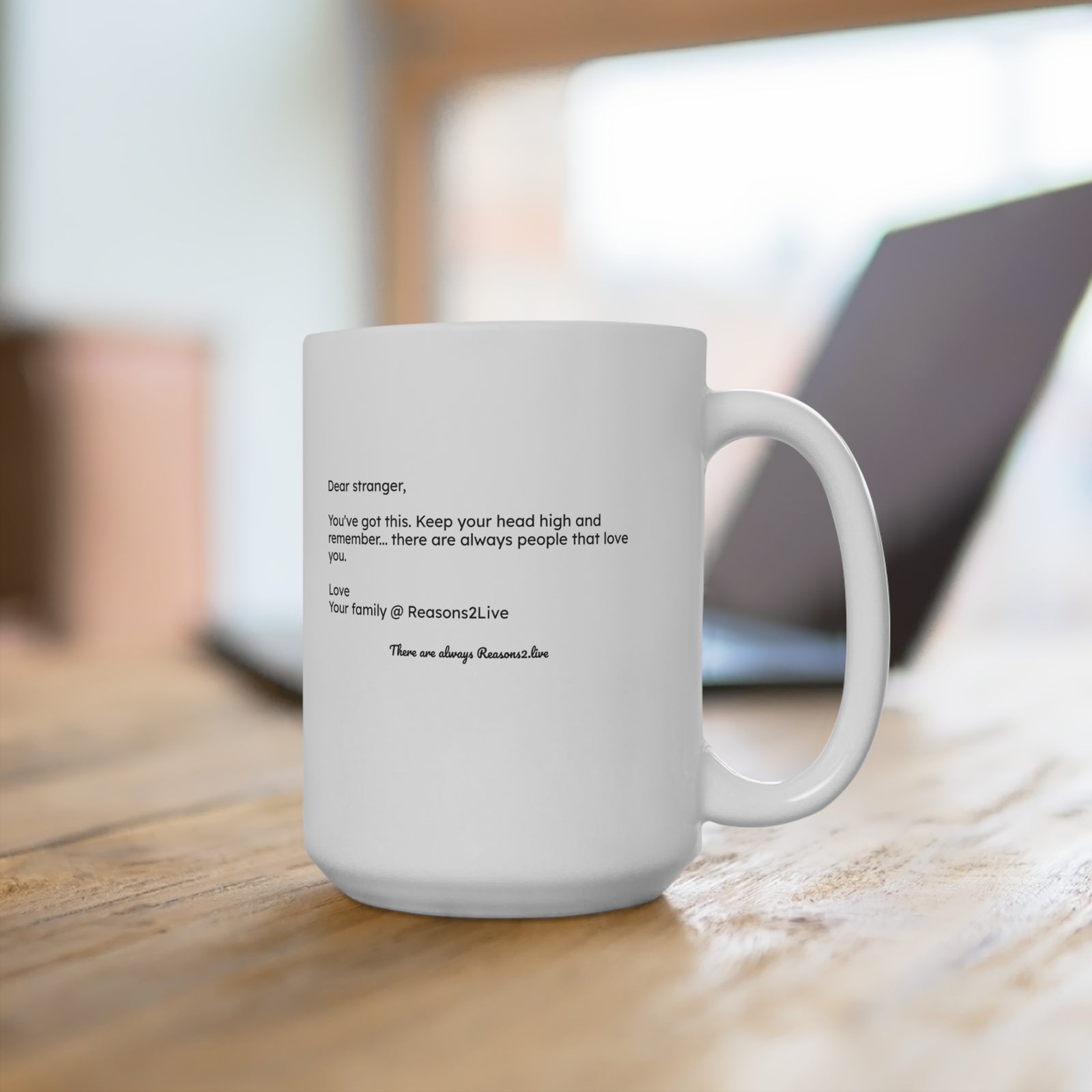 Stranger Letter #2 — Reasons2Live Coffee Mug | Limited Monthly Drop